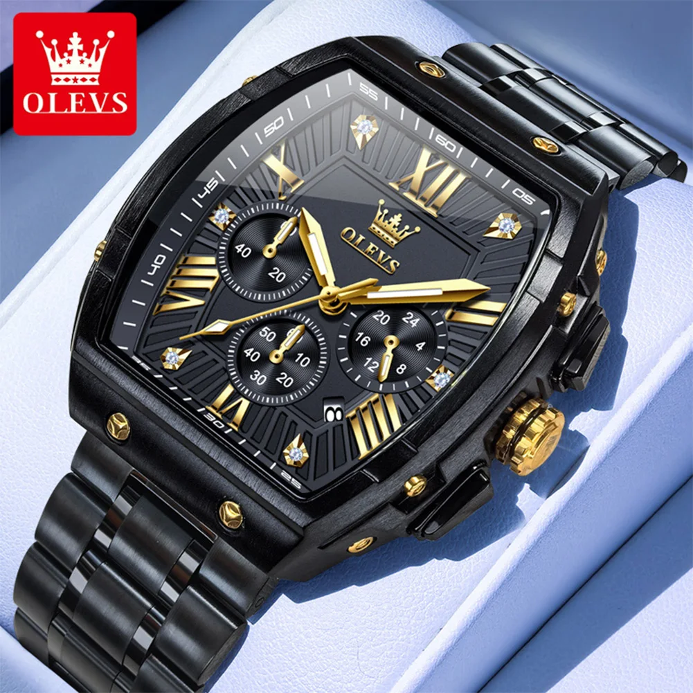 OLEVS 5639 Classic Men's Watch Auto Date Timing Code 24 Hour Stainless Steel Waterproof Luminous Quartz Wristwatch For Men
OLEVS 5639 Classic Men's Watch Auto Date Timing Code 24 Hour Stainless Steel Waterproof Luminous Quartz Wristwatch For Men