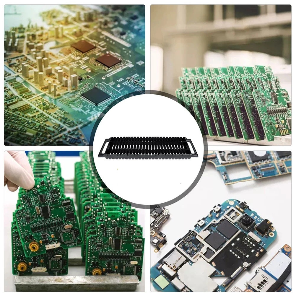 4pcs Circuit Display Static Pcb Board Holder 25-Slot Plastic Circuit Board Storage Rack For Soldering Display
4pcs Circuit Display Static Pcb Board Holder 25-Slot Plastic Circuit Board Storage Rack For Soldering Display