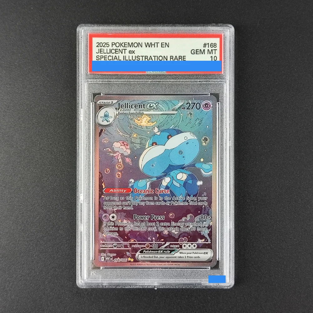 Proxy DIY Hot! 2025 US Jellicent ex #168 Card - 10/10 Gem MT Pokemon WHT TCG, Special Illustration Rare Collectib Rating Card 10
Proxy DIY Hot! 2025 US Jellicent ex #168 Card - 10/10 Gem MT Pokemon WHT TCG, Special Illustration Rare Collectib Rating Card 10