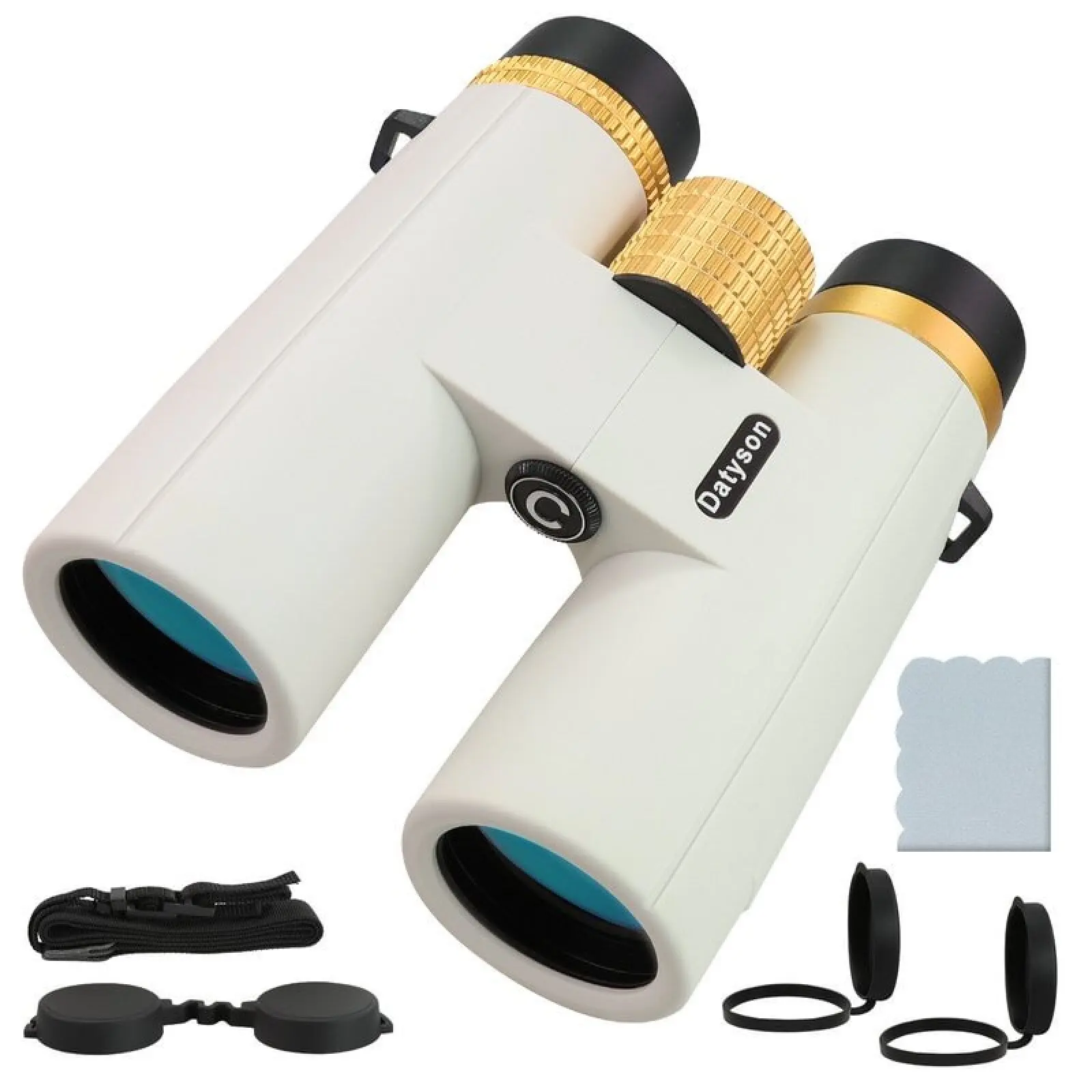 Datyson 10x42 HD Binoculars White Bird Watching Telescope for Outdoor Travel Camping Concerts 5S0026
Datyson 10x42 HD Binoculars White Bird Watching Telescope for Outdoor Travel Camping Concerts 5S0026