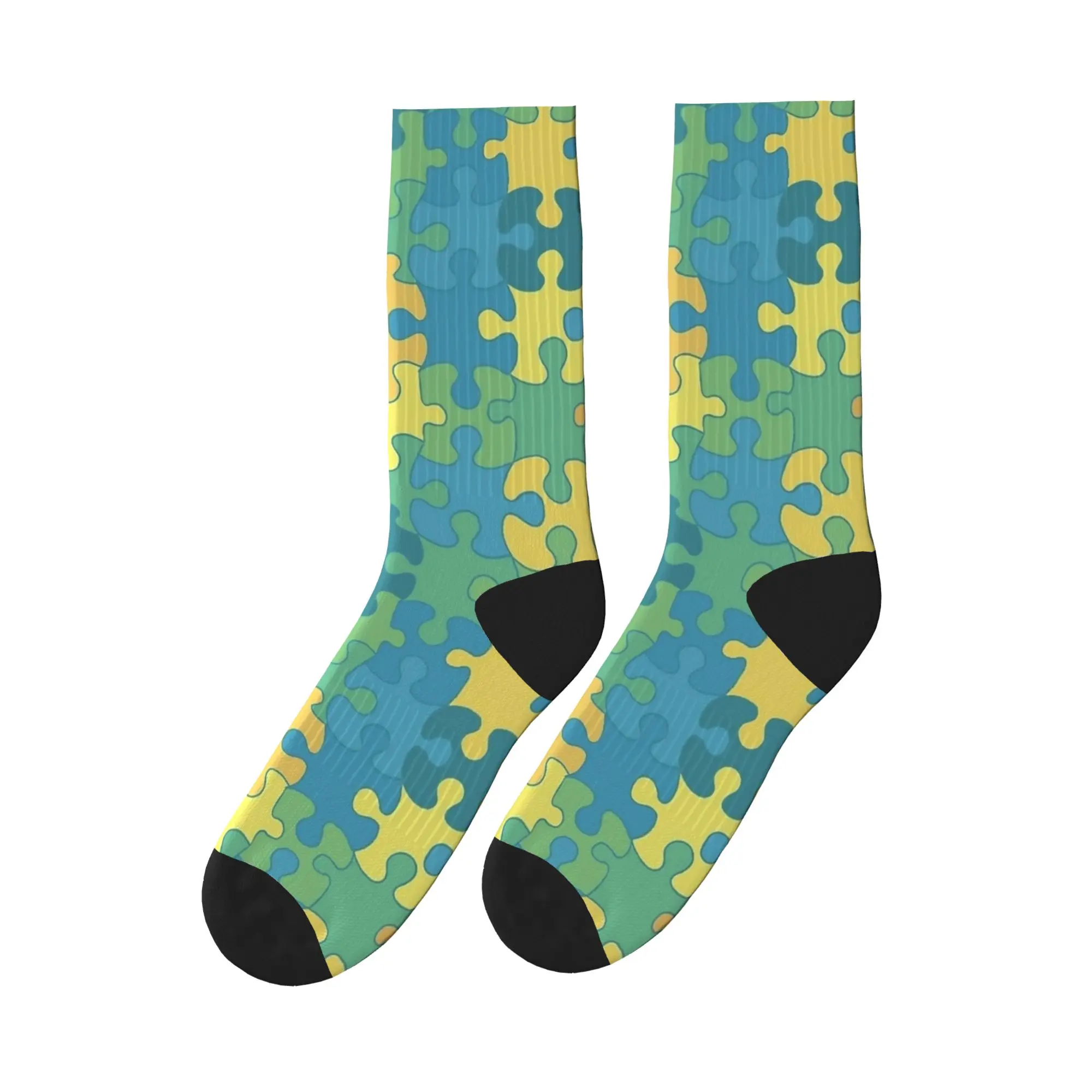 Symmetric Pink Purple Green Autism Puzzle Socks Autumn Stockings Novelty Adults Men Comfortable Socks Design Running Anti Socks
Symmetric Pink Purple Green Autism Puzzle Socks Autumn Stockings Novelty Adults Men Comfortable Socks Design Running Anti Socks