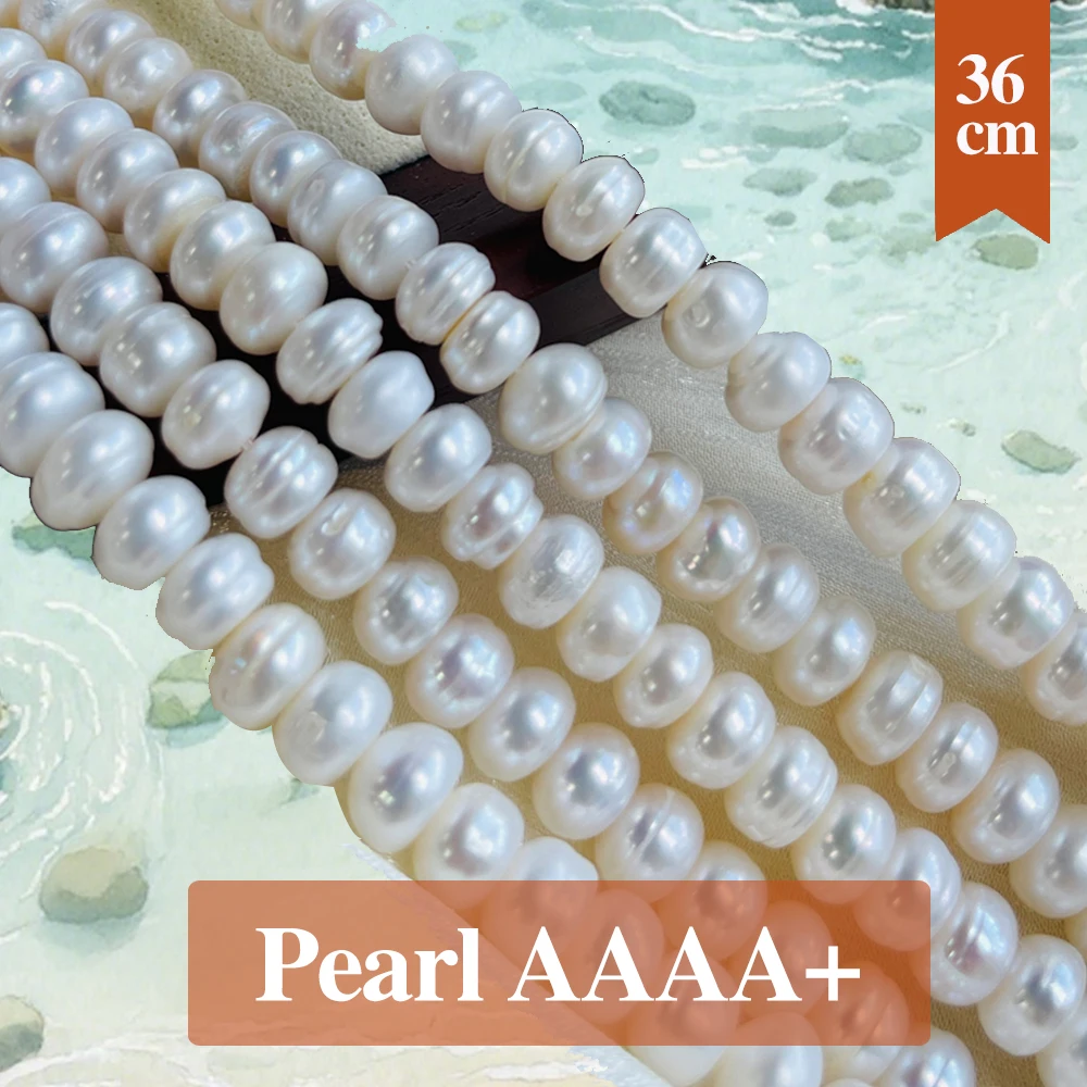 AA+ Natural Freshwater Pearl Beads Button Pearl Loose Spacer Beaded for Women Making DIY Jewerly Necklace Bracelet 36cm
AA+ Natural Freshwater Pearl Beads Button Pearl Loose Spacer Beaded for Women Making DIY Jewerly Necklace Bracelet 36cm