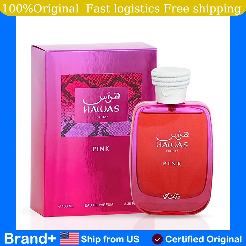 Original Arabic Perfume RASASI Hawas Collection Hawas Pink for Women 3.38 oz EDP luxury brand perfume high quality perfume Eastern-Middle Eastern fragrance long lasting fragrance Cologne Pheromone Portable Birthday gift
Original Arabic Perfume RASASI Hawas Collection Hawas Pink for Women 3.38 oz EDP luxury brand perfume high quality perfume Eastern-Middle Eastern fragrance long lasting fragrance Cologne Pheromone Portable Birthday gift