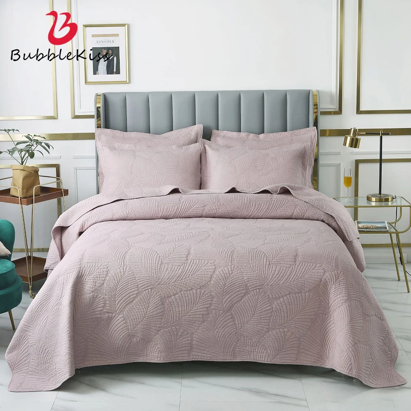Bubble Kiss High-grade Pink Embossing Cotton 3pcs Plaid Quilts Bed Cover Blanket Quilting Quilt Bed Sheet Thick Linen Bedspread
Bubble Kiss High-grade Pink Embossing Cotton 3pcs Plaid Quilts Bed Cover Blanket Quilting Quilt Bed Sheet Thick Linen Bedspread