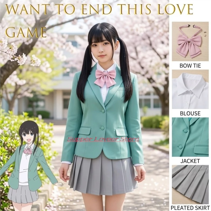I Want To End This Love Game Miiku Sakura JK Daily School Uniform Anime Cosplay Costume Halloween Kawaii Lolita For Women Cos
I Want To End This Love Game Miiku Sakura JK Daily School Uniform Anime Cosplay Costume Halloween Kawaii Lolita For Women Cos