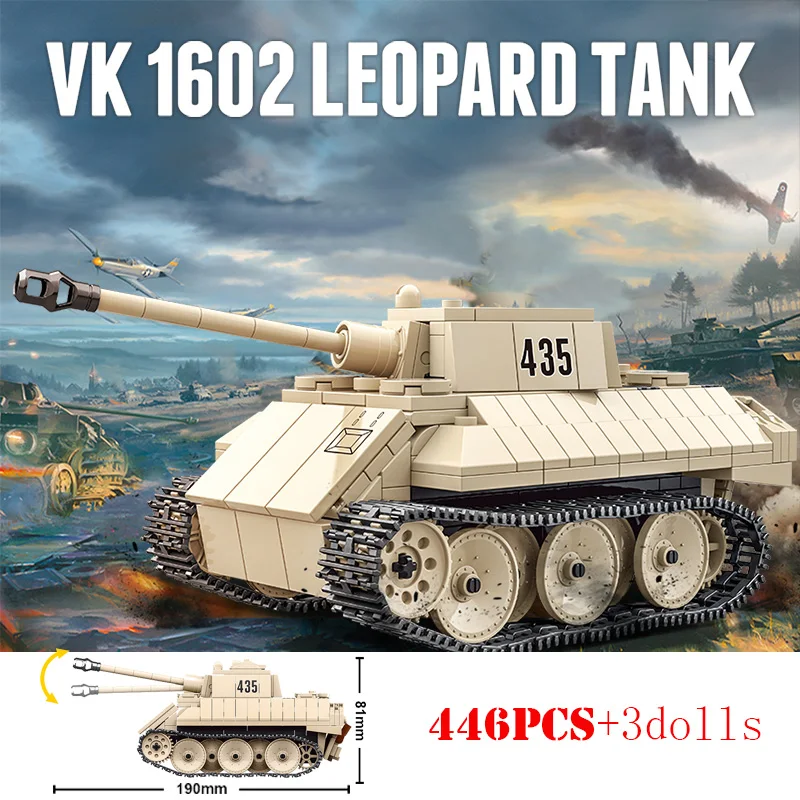 Ww2 Military Tanks Series Tiger Leopard Heavy TANK BT-7 Light Tank Soldier Building Blocks Bricks Army Kids Children Toys Gifts
Ww2 Military Tanks Series Tiger Leopard Heavy TANK BT-7 Light Tank Soldier Building Blocks Bricks Army Kids Children Toys Gifts