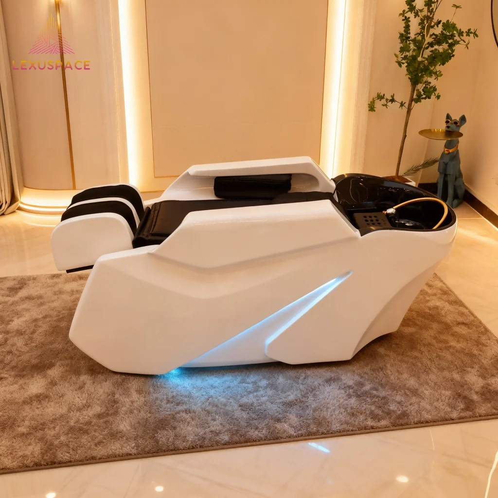 Salon Massage Hair Treatment Shampoo Bed Adjustable Foot Pedal High Density Sponge Suitable For Barber Shop
Salon Massage Hair Treatment Shampoo Bed Adjustable Foot Pedal High Density Sponge Suitable For Barber Shop