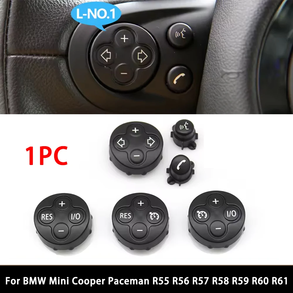 For BMW Mini Cooper Paceman R55 R56 R57 R58 R59 R60 R61 Car Steering Wheel Multifunction Cruise Control Switch Button Cover
For BMW Mini Cooper Paceman R55 R56 R57 R58 R59 R60 R61 Car Steering Wheel Multifunction Cruise Control Switch Button Cover
