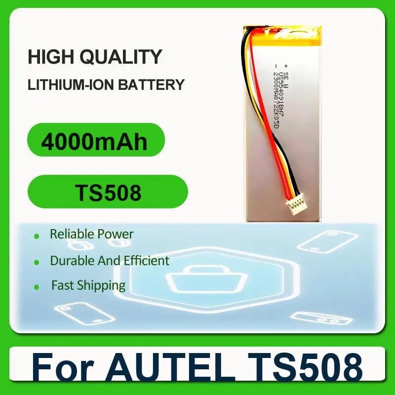 Аккумулятор для AUTEL TS508, AUTE MS908/MS908 Pro, MaxiBAS BT608
Аккумулятор для AUTEL TS508, AUTE MS908/MS908 Pro, MaxiBAS BT608