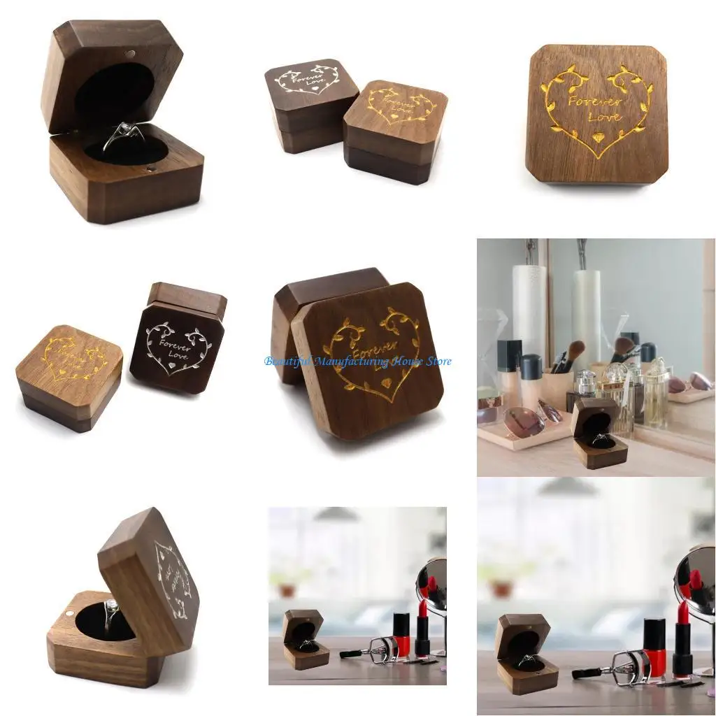 E56A деревянные кольца, органайзер для ювелирных изделий, дисплей для путешествий, портативный чехол для хранения ювелирных из
E56A деревянные кольца, органайзер для ювелирных изделий, дисплей для путешествий, портативный чехол для хранения ювелирных из