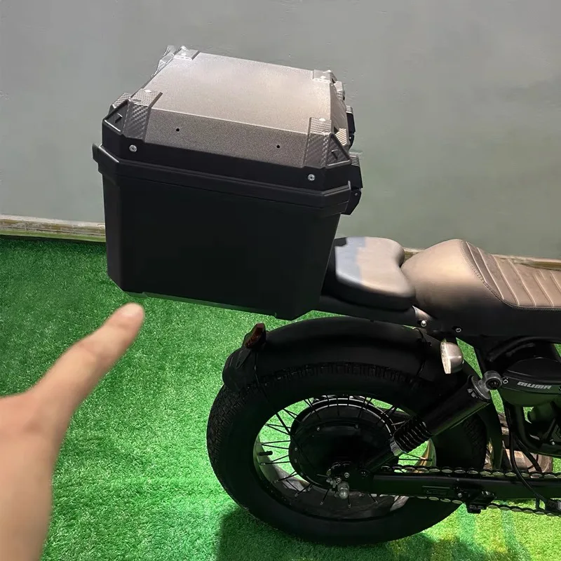 retro electric bicycle, rear trunk, large-capacity express box for battery car.
retro electric bicycle, rear trunk, large-capacity express box for battery car.