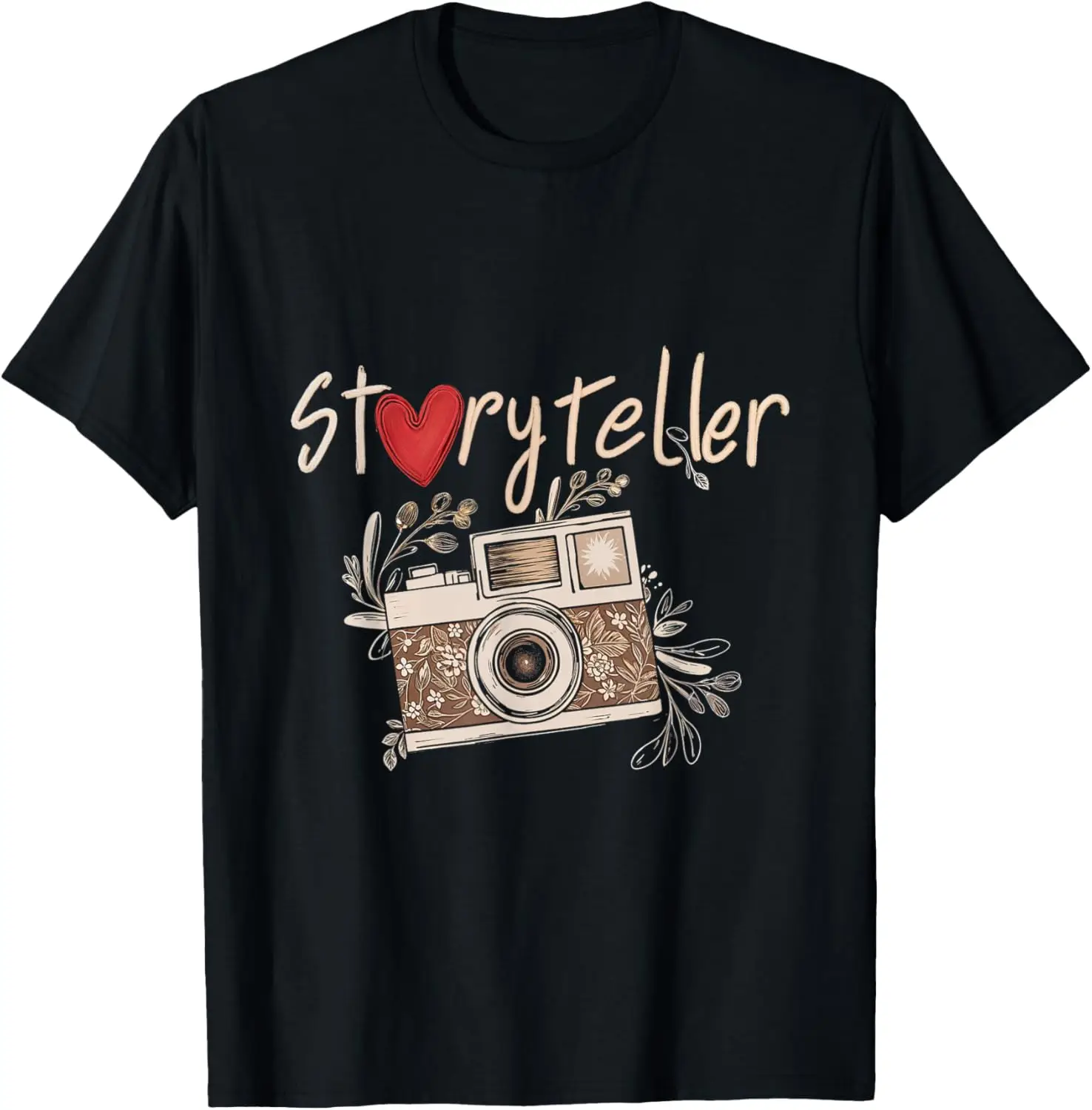 Storyteller Photography Camera Photo Journalists Art T-Shirt
Storyteller Photography Camera Photo Journalists Art T-Shirt