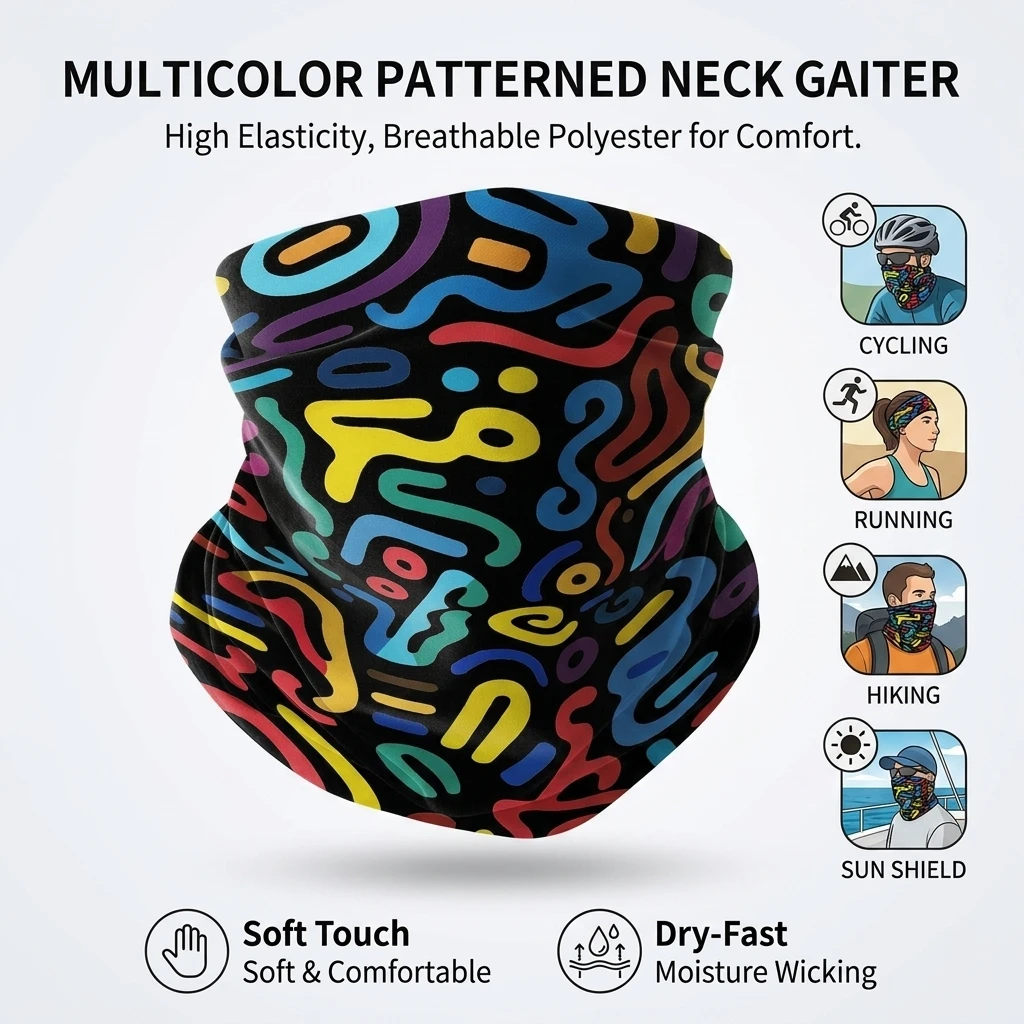 Ice Silk Kids Neck Gaiter Face Mask UV Protection Windproof Breathable Magic Bandana for Outdoor Cycling Hiking Sun Protection
Ice Silk Kids Neck Gaiter Face Mask UV Protection Windproof Breathable Magic Bandana for Outdoor Cycling Hiking Sun Protection
