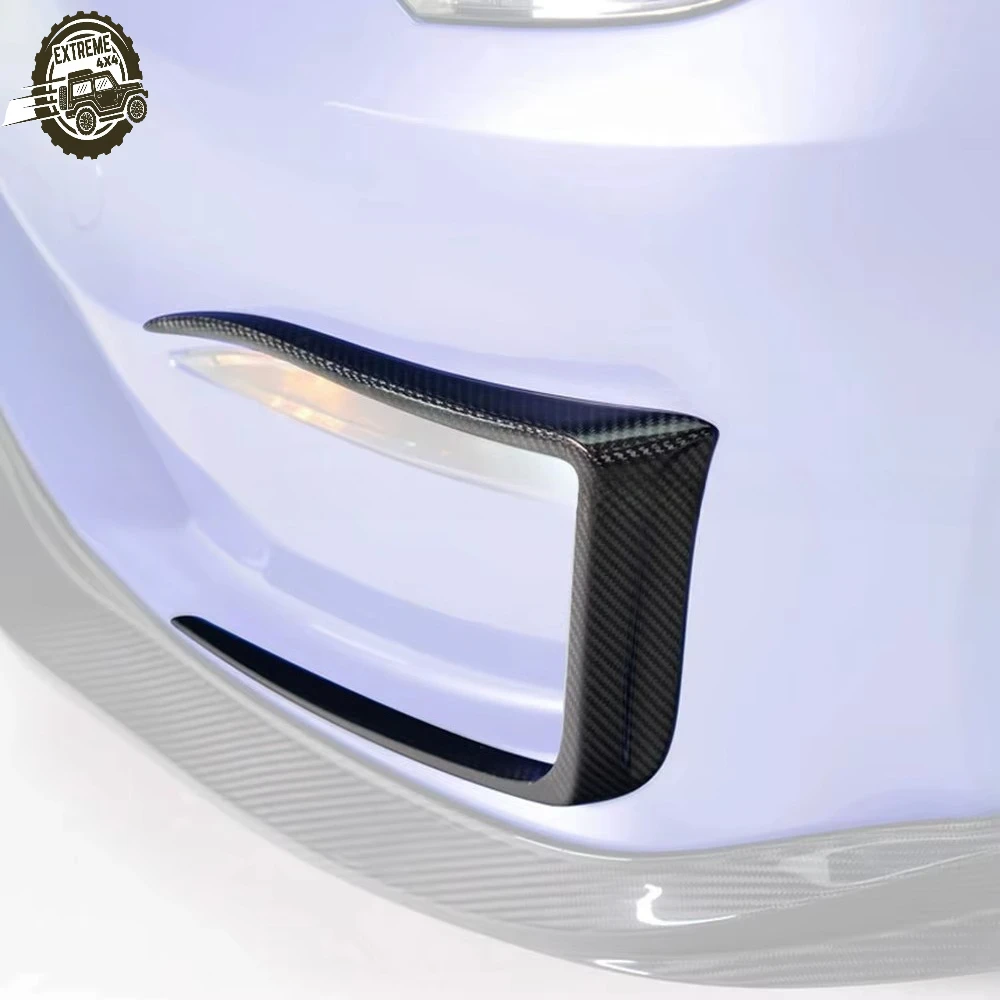 New Arrival Dry Carbon Fiber V Style Front Fog Light Garnish Trim for Tesla Model S 2021-25 Canards
New Arrival Dry Carbon Fiber V Style Front Fog Light Garnish Trim for Tesla Model S 2021-25 Canards