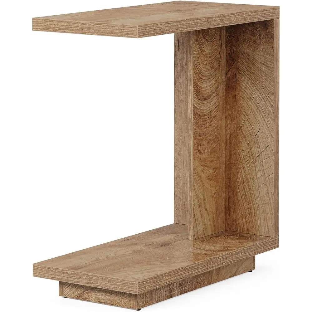 Sturdy 2-Tier C-Shape Side Table, Industrial Style for Sofa, Living or Bedroom Use (Brown)
Sturdy 2-Tier C-Shape Side Table, Industrial Style for Sofa, Living or Bedroom Use (Brown)