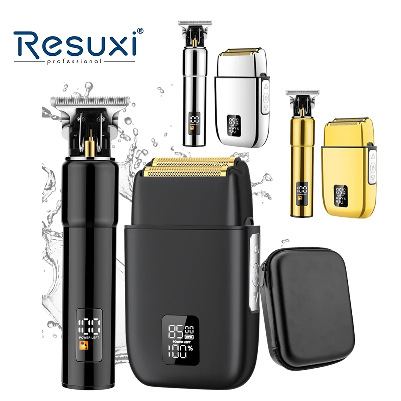 Resuxi 972 Electric Razor Shavers for Men Beard Trimmer Shaving Kit Foil Shaver Bald Head Shaver Usb Stainless Steel
Resuxi 972 Electric Razor Shavers for Men Beard Trimmer Shaving Kit Foil Shaver Bald Head Shaver Usb Stainless Steel
