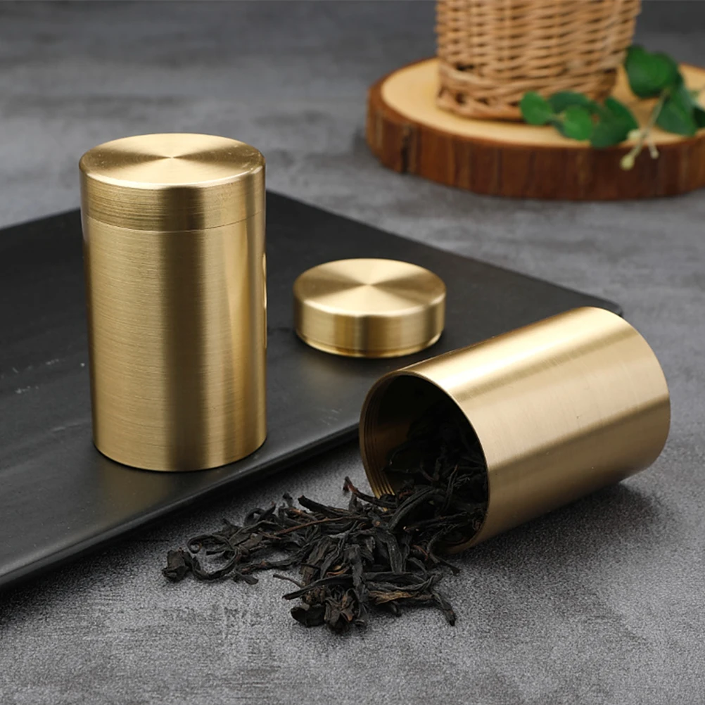 Copper Tea Storage Jars Polished Can Large Small Container with Lid Airtight Canisters Travel
Copper Tea Storage Jars Polished Can Large Small Container with Lid Airtight Canisters Travel
