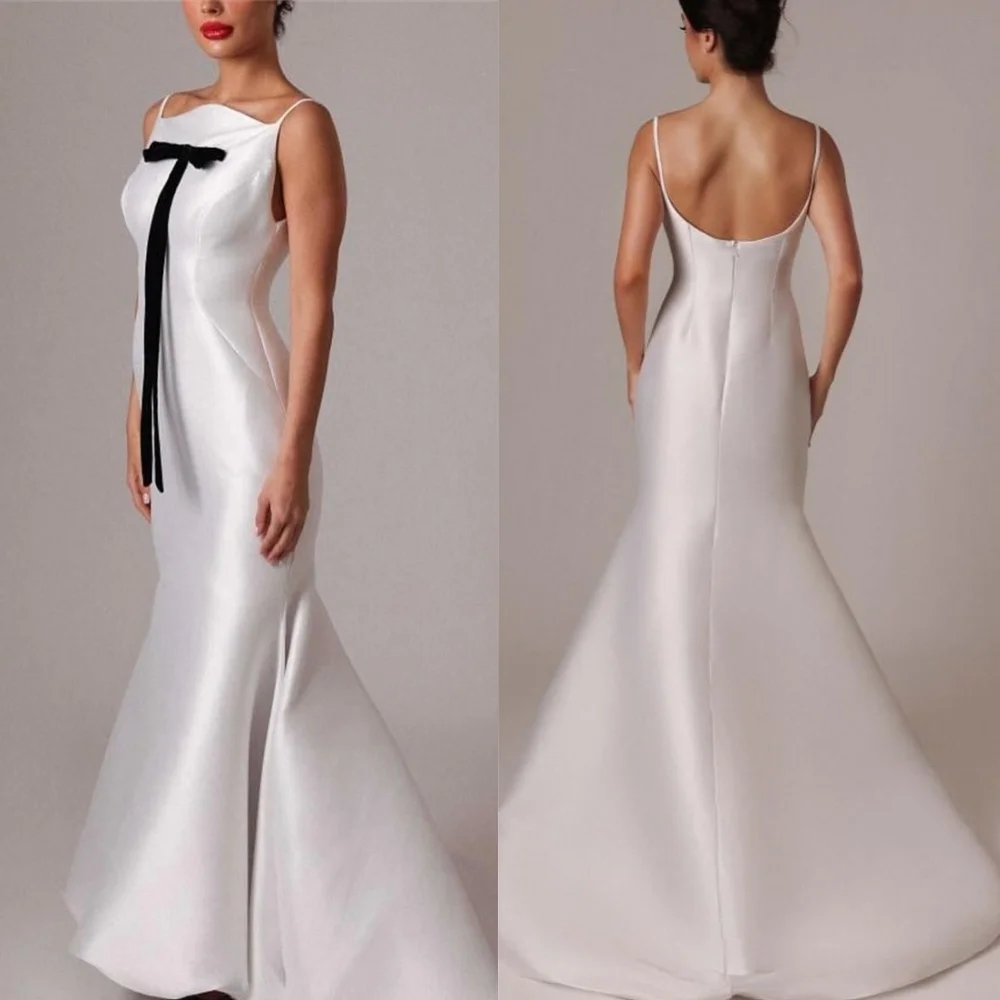 Customized Formal White Jersey Homecoming Dress Classic Strapless Spaghetti Straps Bow Mermaid Zipper Back Celebrity Gowns 
Customized Formal White Jersey Homecoming Dress Classic Strapless Spaghetti Straps Bow Mermaid Zipper Back Celebrity Gowns