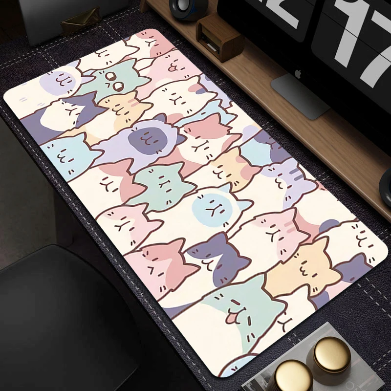 Коврик для мыши Kawaii Cat резиновые игровые аксессуары большой коврик для мыши для геймеров XXL с фиксирующимся краем большой коврик для клавиатуры милый компьютерный Настольный коврик
Коврик для мыши Kawaii Cat резиновые игровые аксессуары большой коврик для мыши для геймеров XXL с фиксирующимся краем большой коврик для клавиатуры милый компьютерный Настольный коврик