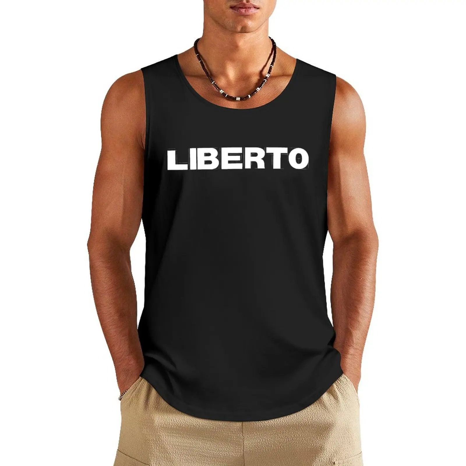 Liberto Tank Top training weight vest gym clothing basketball sleeveless man shirts
Liberto Tank Top training weight vest gym clothing basketball sleeveless man shirts
