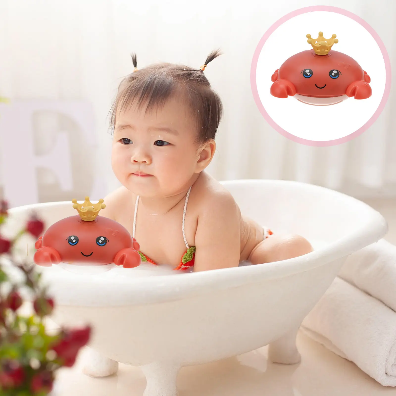 1Set Electric Cartoon Crab Water Spray Baby Bathing Plaything Bright Colors Safe Smooth Edges Kids Water Shower Fun
1Set Electric Cartoon Crab Water Spray Baby Bathing Plaything Bright Colors Safe Smooth Edges Kids Water Shower Fun