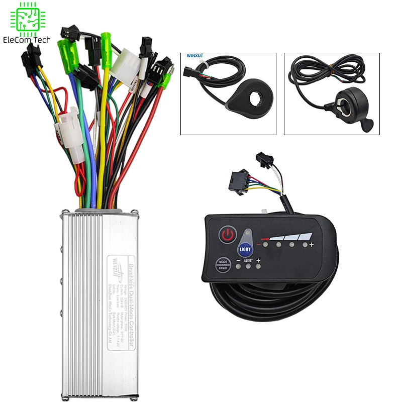 24V 36V 48V 500W 22A E-Bike Brushless Motor Universal Controller S810 LED Display Panel Set for Electric Mountain Bike Scooter
24V 36V 48V 500W 22A E-Bike Brushless Motor Universal Controller S810 LED Display Panel Set for Electric Mountain Bike Scooter