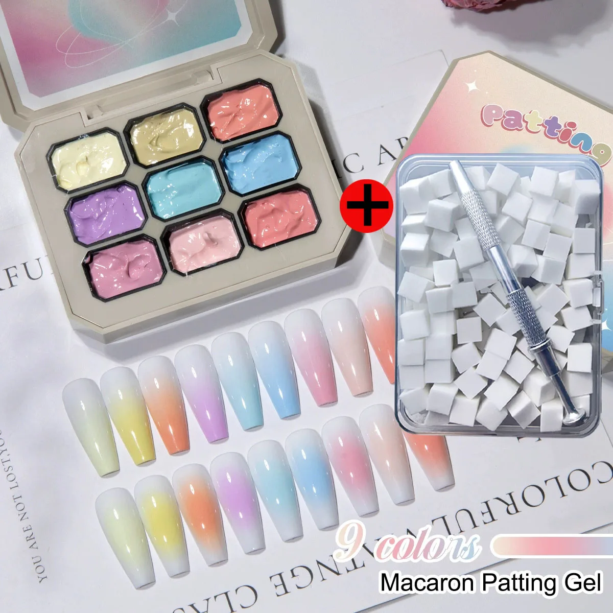 1set/2pcs Makaron solid pat gel Paintting glue bright 9 colors UV&LED nail polish gel art salon 1box pat sponge clip DIY Y2K
1set/2pcs Makaron solid pat gel Paintting glue bright 9 colors UV&LED nail polish gel art salon 1box pat sponge clip DIY Y2K