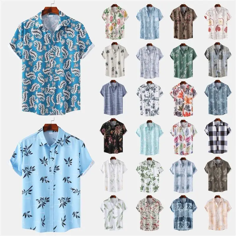 Hawaiian Printed Men's ort Sve irt Casual Sle Loose Fit Summer Faion Floing Design Floral Pattern
Hawaiian Printed Men's ort Sve irt Casual Sle Loose Fit Summer Faion Floing Design Floral Pattern