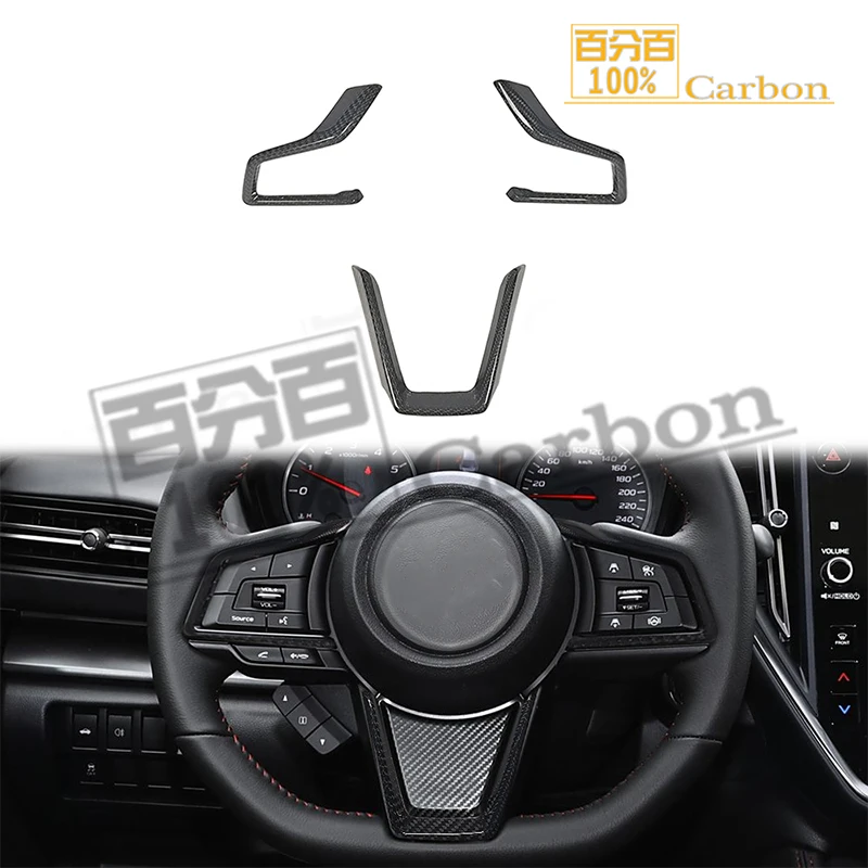 Dry Carbon Fiber Interior Steering Wheel Trim Cover Overlay 3pcs For Subaru WRX 2022up
Dry Carbon Fiber Interior Steering Wheel Trim Cover Overlay 3pcs For Subaru WRX 2022up