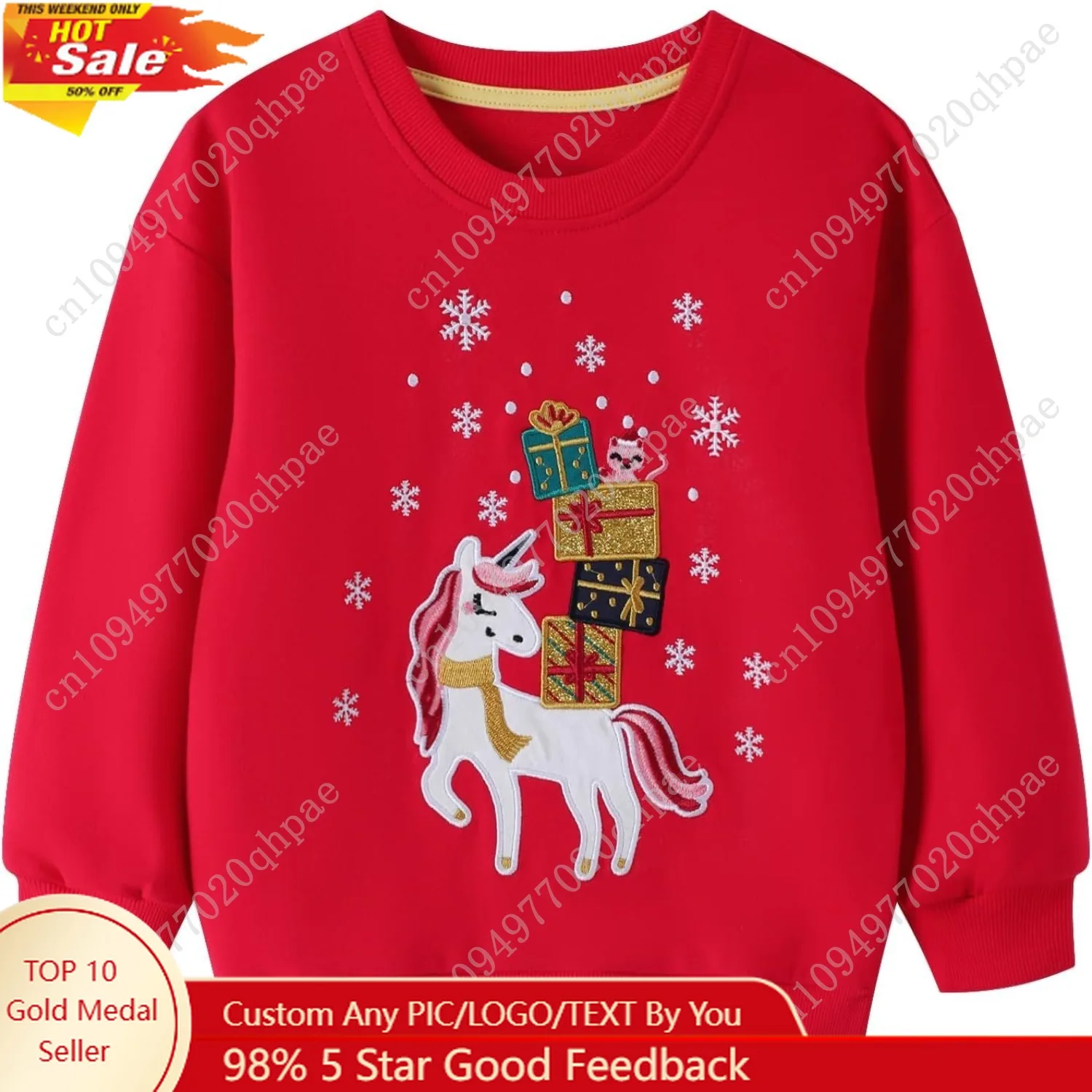 HILEELANG Girl Sweatshirts Halloween Christmas Crewneck Long Sleeve Pullover Cotton Graphic Top Sweater Shirts
HILEELANG Girl Sweatshirts Halloween Christmas Crewneck Long Sleeve Pullover Cotton Graphic Top Sweater Shirts