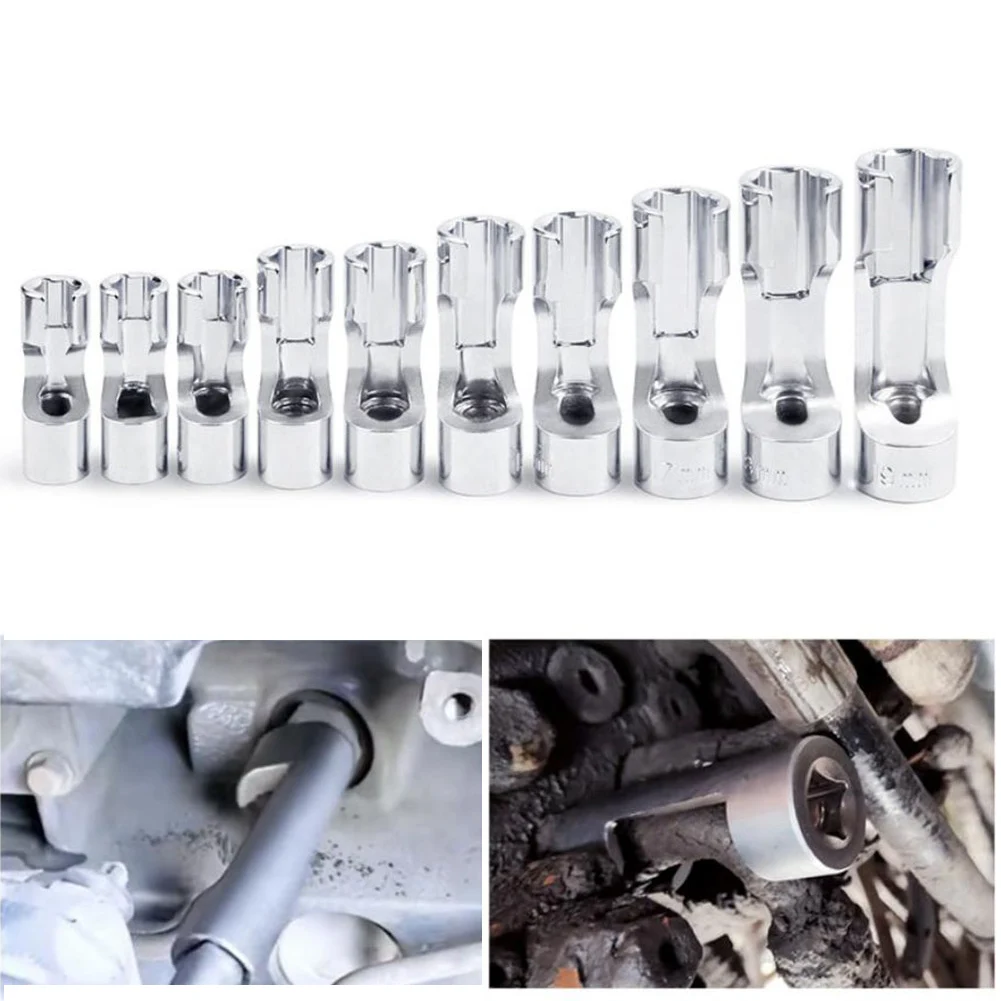 Fuel Line Socket Wrench 10-19mm Diesel Injector Fuel Line Socket Wrench Set Union Nut Socket For Elbow Nuts & Bolts Hand Tool
Fuel Line Socket Wrench 10-19mm Diesel Injector Fuel Line Socket Wrench Set Union Nut Socket For Elbow Nuts & Bolts Hand Tool