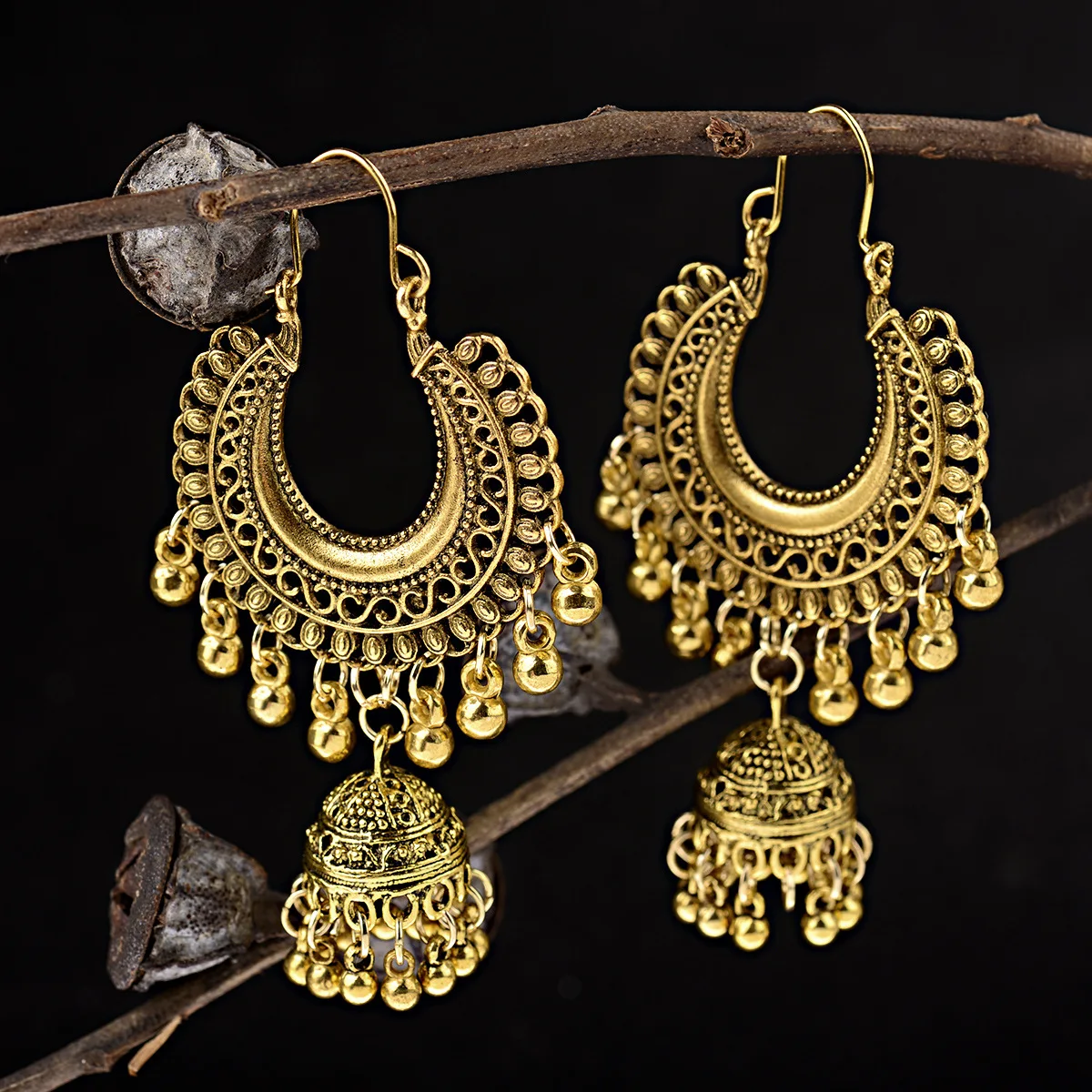 eBay AliExpress, Amazon's hot-selling earrings, women's Indian style ethnic earrings, earrings.
eBay AliExpress, Amazon's hot-selling earrings, women's Indian style ethnic earrings, earrings.