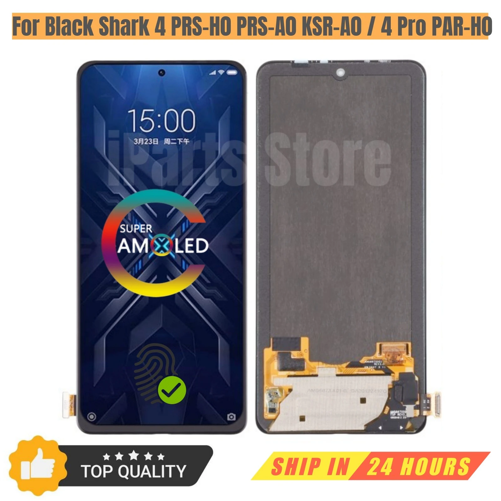 Сменный AMOLED-дисплей iParts для Xiaomi Black Shark 4 SHARK PRS-H0 BlackShark 4 Pro PAR-H0, 144 Гц, сенсорный экран в сборе, OEM
Сменный AMOLED-дисплей iParts для Xiaomi Black Shark 4 SHARK PRS-H0 BlackShark 4 Pro PAR-H0, 144 Гц, сенсорный экран в сборе, OEM