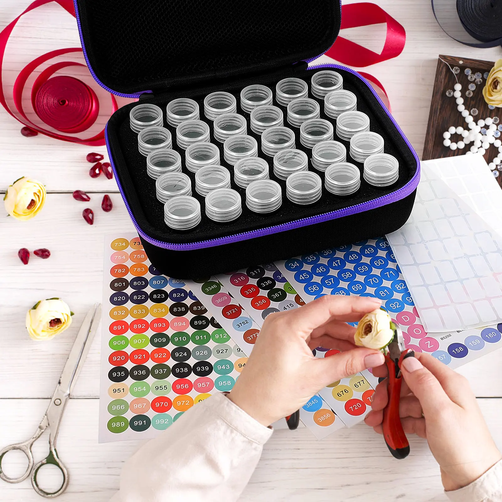 Diamond Storage Containers Empty Bottles Toolbox Paper Art Kit Accessories Container Beads Jewelry ganizer Portable Case DIY
Diamond Storage Containers Empty Bottles Toolbox Paper Art Kit Accessories Container Beads Jewelry ganizer Portable Case DIY