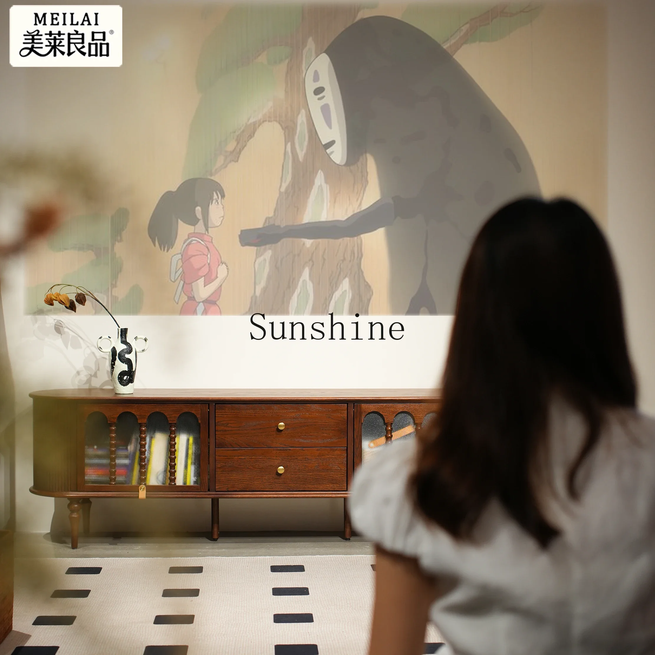 Medieval French style, solid wood oval TV cabinet for storage, integrated, living room
Medieval French style, solid wood oval TV cabinet for storage, integrated, living room