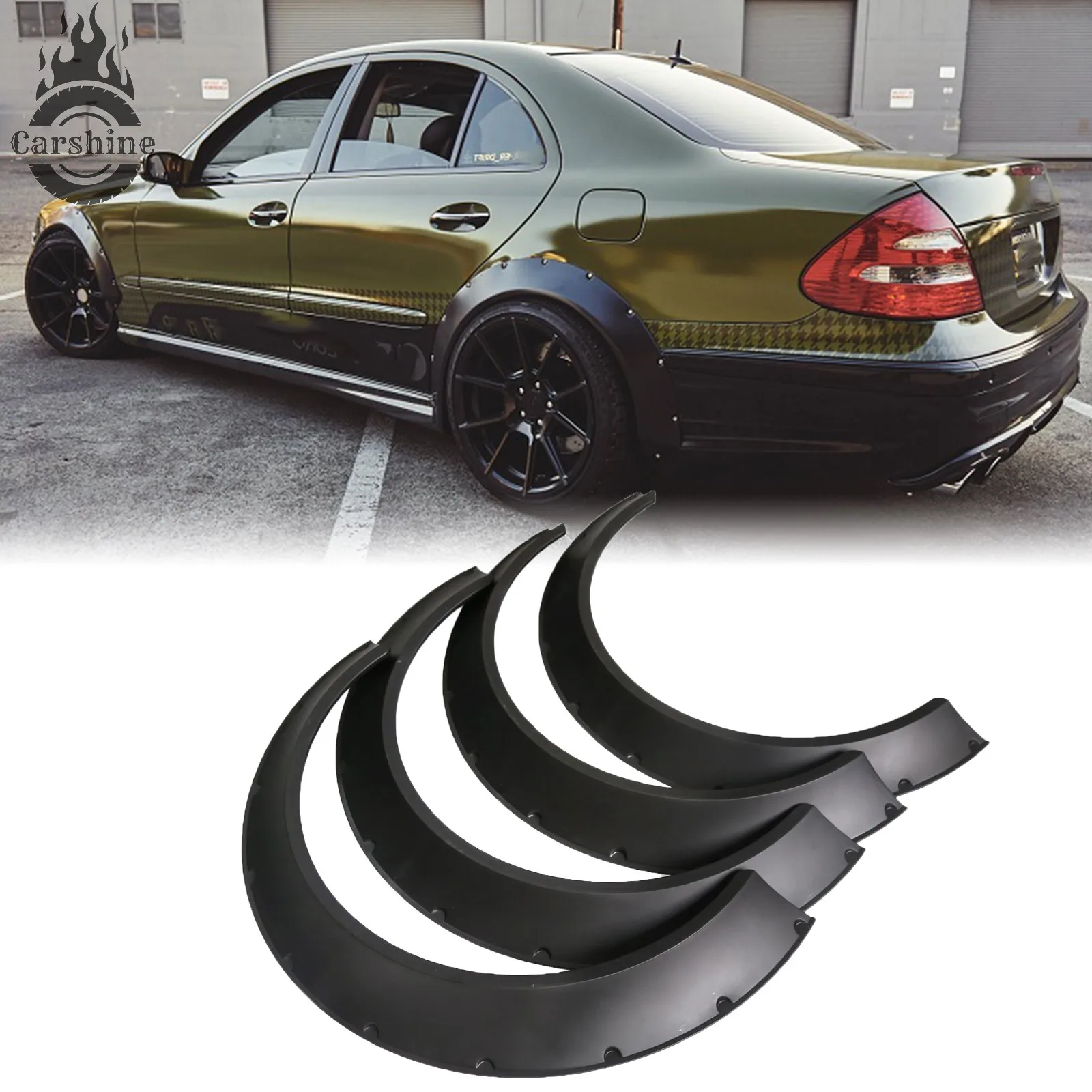 4Pcs Car Flexible Fender Flares Wide Body Wheel Arches Kit For Mercedes Benz E
4Pcs Car Flexible Fender Flares Wide Body Wheel Arches Kit For Mercedes Benz E