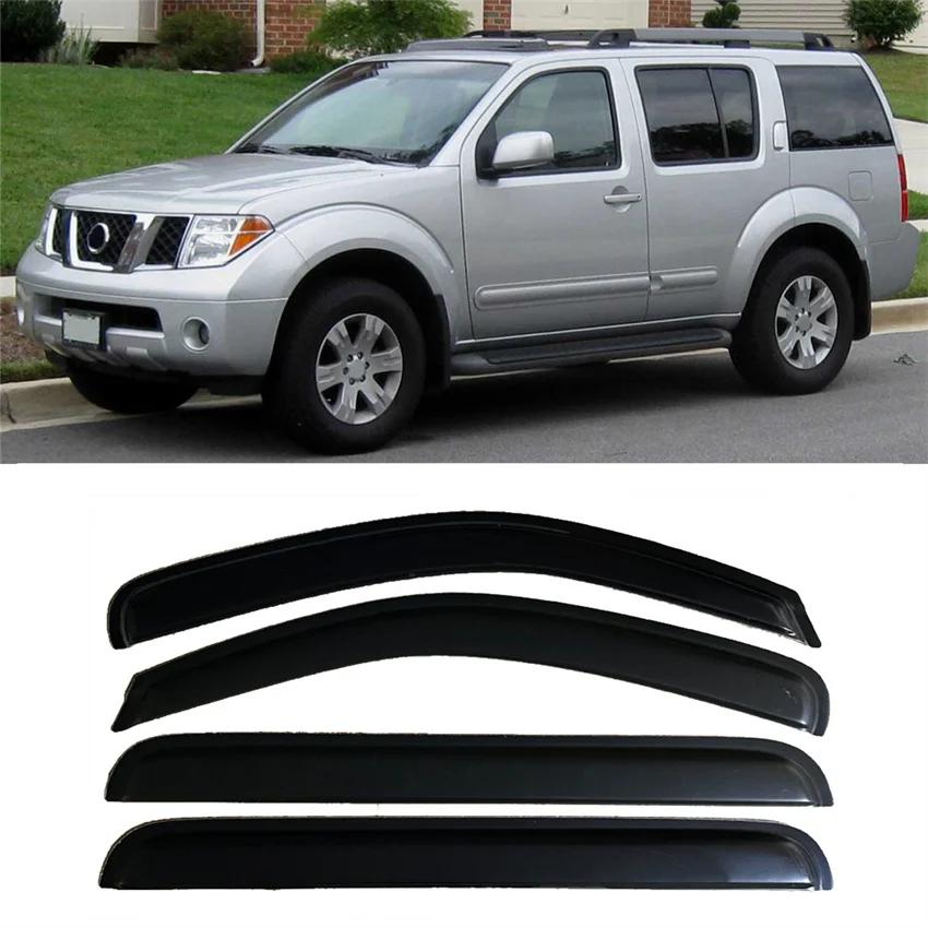 Автомобильный оконный козырек для Nissan Pathfinder R51 2005-2012, ветрозащитные дефлекторы, дождевики, дверной козырек, вентиляционные шторы, вентиляционный козырек
Автомобильный оконный козырек для Nissan Pathfinder R51 2005-2012, ветрозащитные дефлекторы, дождевики, дверной козырек, вентиляционные шторы, вентиляционный козырек