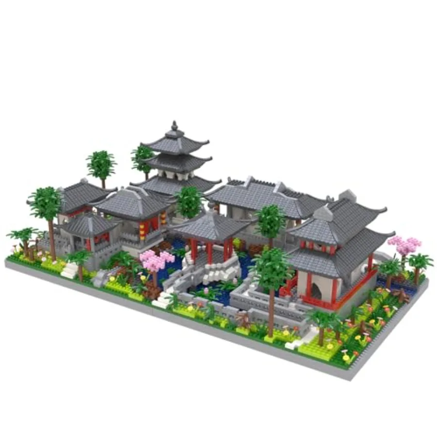 Architecture Chinese Style of Suzhou Garden, Set 2, Micro Block, Classical Famous Building Block Set, Asian Cultures, 3888 PCS
Architecture Chinese Style of Suzhou Garden, Set 2, Micro Block, Classical Famous Building Block Set, Asian Cultures, 3888 PCS
