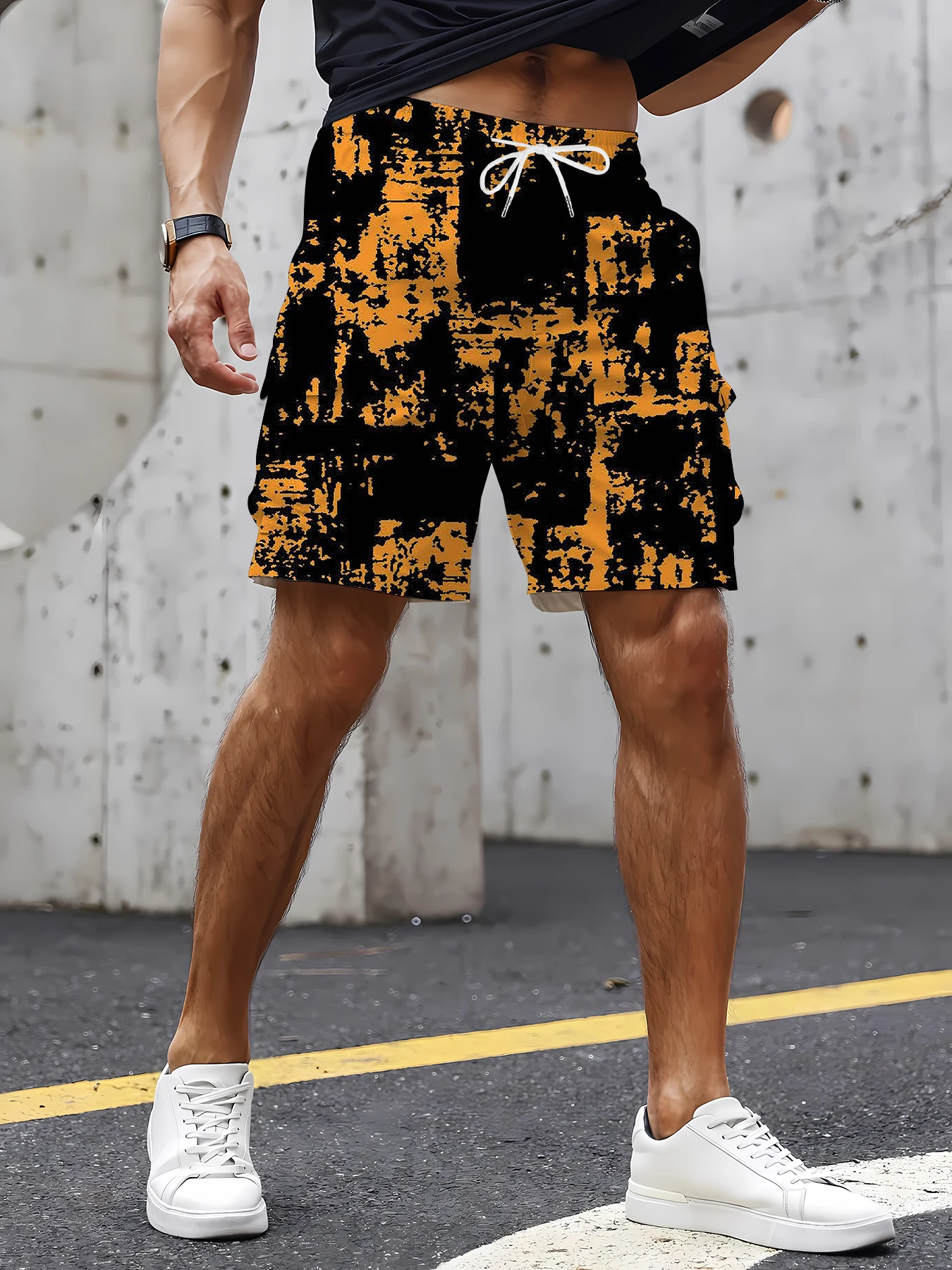 Men's Multi-Pocket Printed Cargo Shorts Summer Cotton Loose Fit Casual Daily Wear Street Commute Shorts
Men's Multi-Pocket Printed Cargo Shorts Summer Cotton Loose Fit Casual Daily Wear Street Commute Shorts