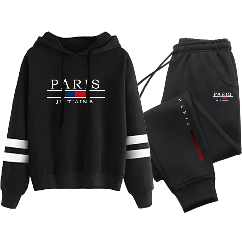 2025 New Arrival Women's Paris Hoodie Sweatpants Fall Winter Daily Casual Sporty Jogging Suit Urban Fashion Warm Hoody Tracksuit
2025 New Arrival Women's Paris Hoodie Sweatpants Fall Winter Daily Casual Sporty Jogging Suit Urban Fashion Warm Hoody Tracksuit