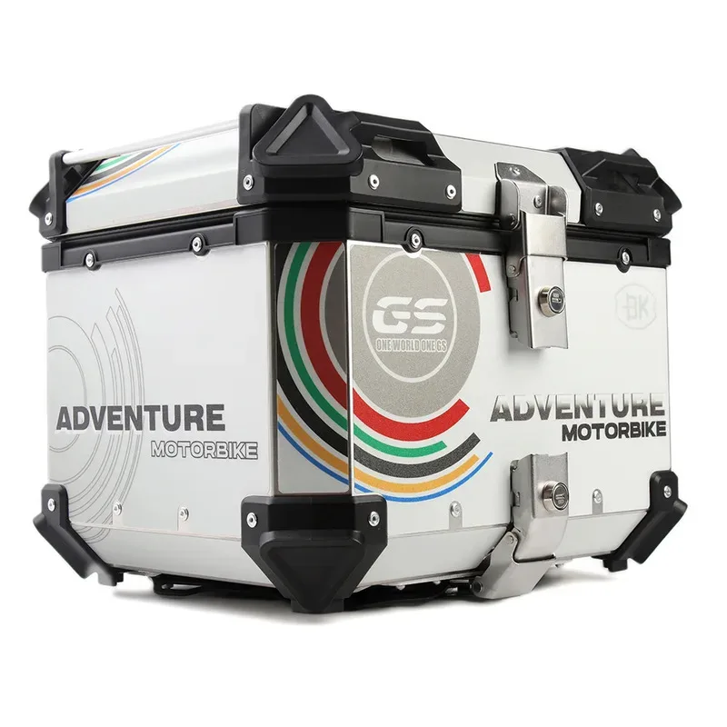 Factory Hot Selling 36L 45L 55L 65L Motorcycle Aluminum Box Universal Moto Top Case Motorcycle Rear Lage Tail Box Helmet Waterpr
Factory Hot Selling 36L 45L 55L 65L Motorcycle Aluminum Box Universal Moto Top Case Motorcycle Rear Lage Tail Box Helmet Waterpr