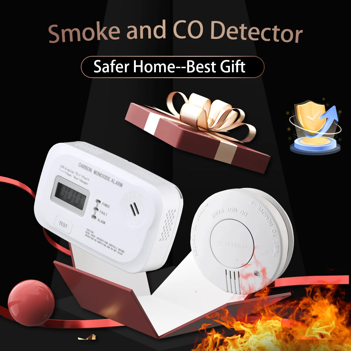 Smoke Detector and Carbon Monoxide Detector With Replaceable Battery Fire Protection Recommendation For Home Security Protection
Smoke Detector and Carbon Monoxide Detector With Replaceable Battery Fire Protection Recommendation For Home Security Protection