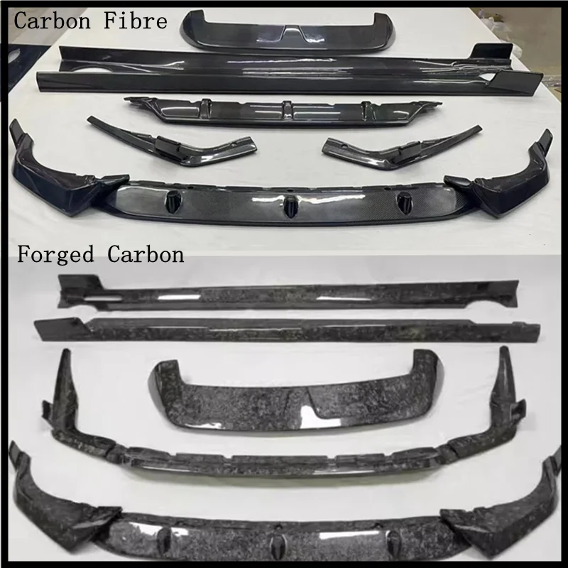 For BMW X7 G07 2019-2023 Forged Carbon Fiber Front Bumper Lip Rear Diffuser Body Side Skirt Kit Trunk Top Spoiler Modification
For BMW X7 G07 2019-2023 Forged Carbon Fiber Front Bumper Lip Rear Diffuser Body Side Skirt Kit Trunk Top Spoiler Modification