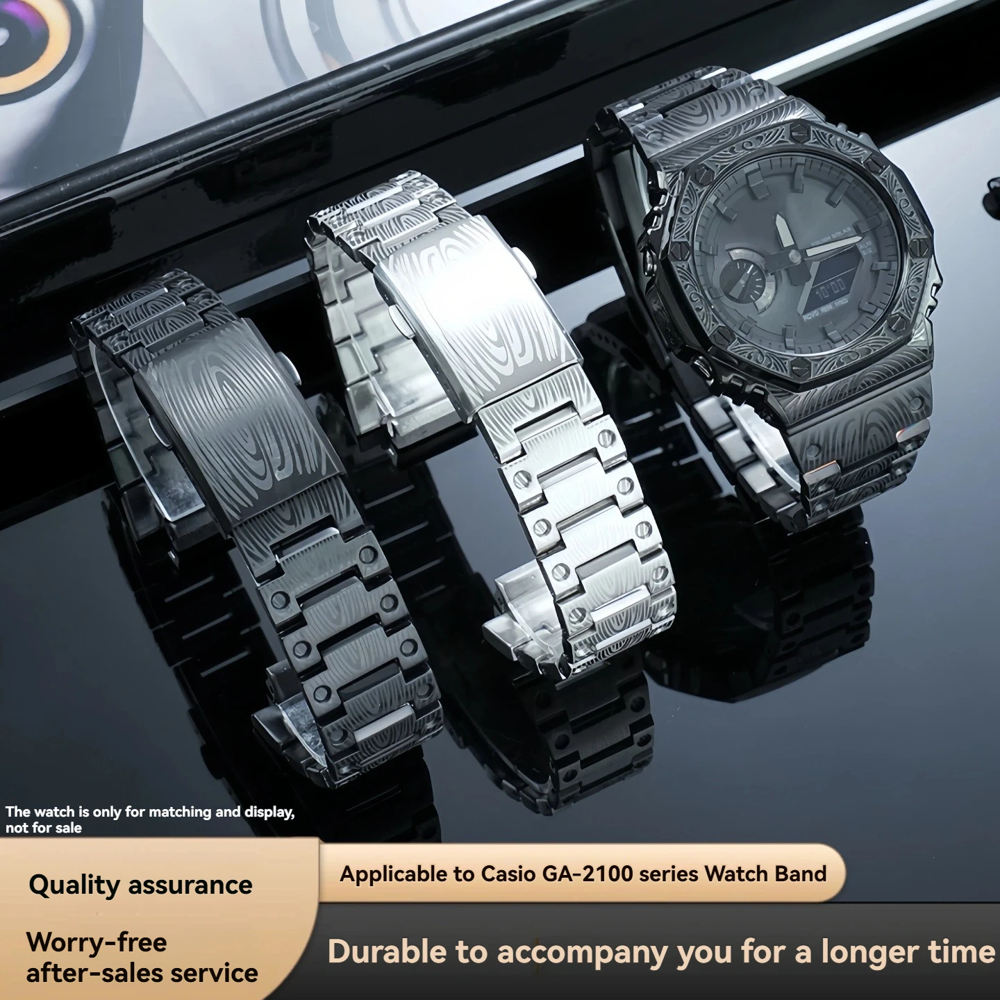 Premium Watch Accessories for Casio Metal Case GA-2100 2110 GA-B2100 Upgrade with Rustic Oak-Carved Solid Stainless Steel Bracel
Premium Watch Accessories for Casio Metal Case GA-2100 2110 GA-B2100 Upgrade with Rustic Oak-Carved Solid Stainless Steel Bracel
