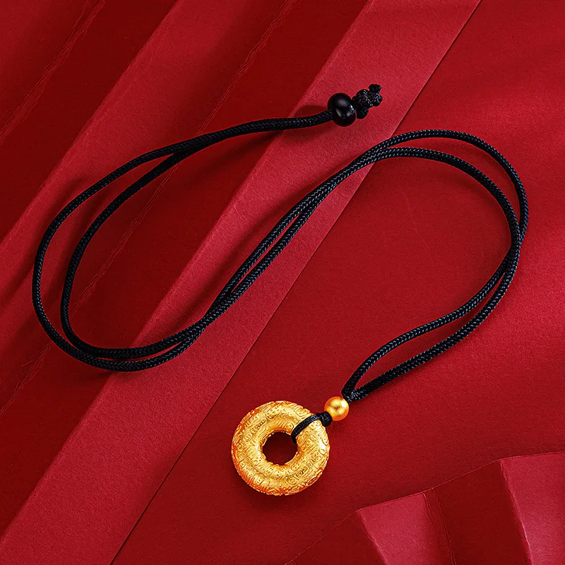 Подвеска Baifu Ping An Buckle из настоящего золота 9999, желтое золото 24 карата
Подвеска Baifu Ping An Buckle из настоящего золота 9999, желтое золото 24 карата