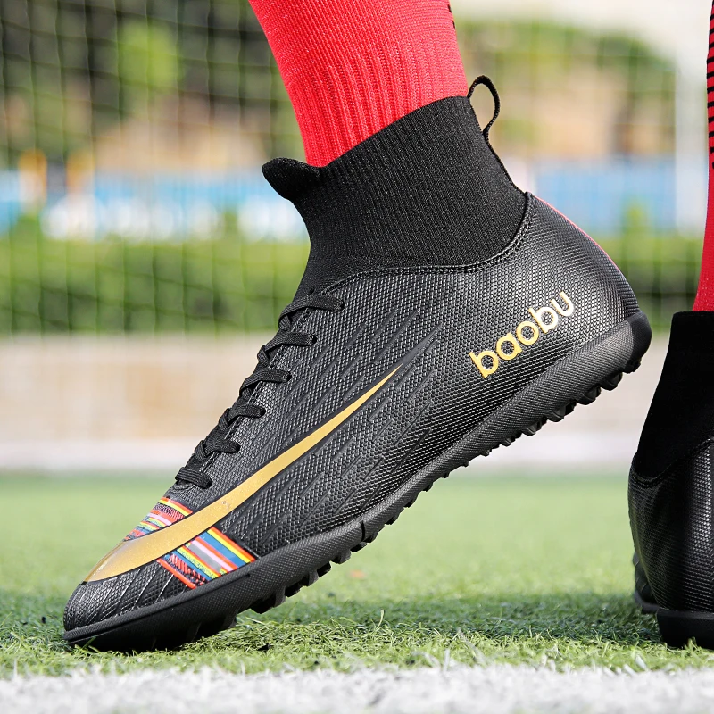 Steady Quality Soccer Shoes Assassin Chuteira Campo Men Sports Shoes Men's Futsal Football Boots Original Ankle Boot Trainers
Steady Quality Soccer Shoes Assassin Chuteira Campo Men Sports Shoes Men's Futsal Football Boots Original Ankle Boot Trainers