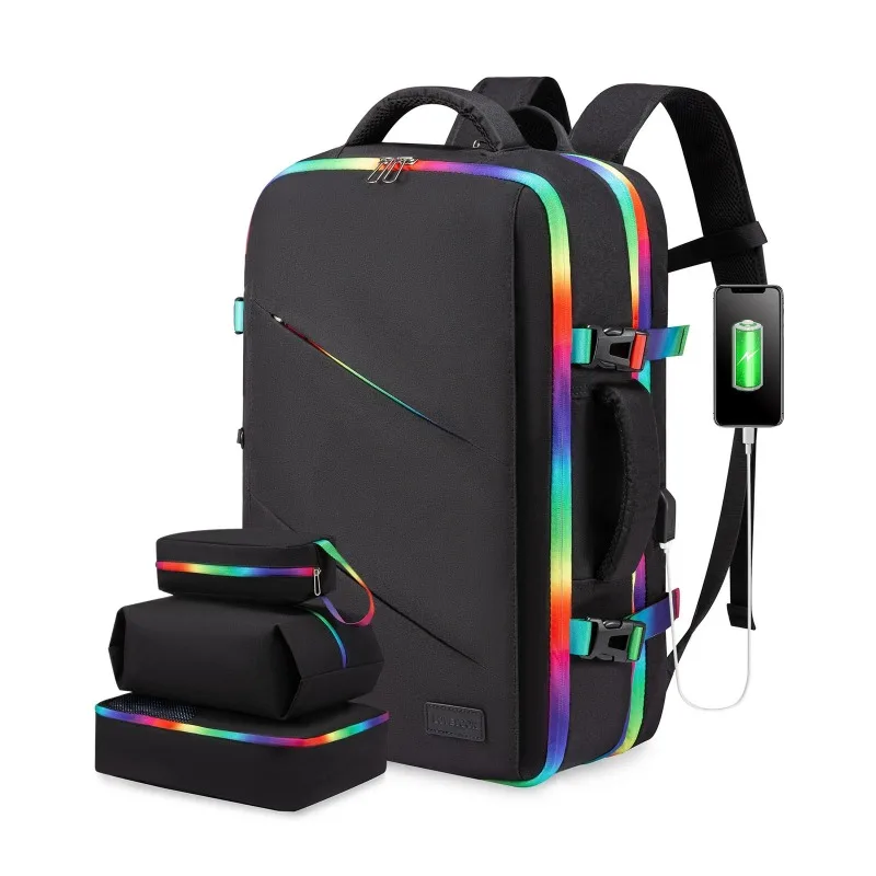 Stylish women's anti-theft travel backpack waterproof large with 17-inch charging port zipper seal
Stylish women's anti-theft travel backpack waterproof large with 17-inch charging port zipper seal