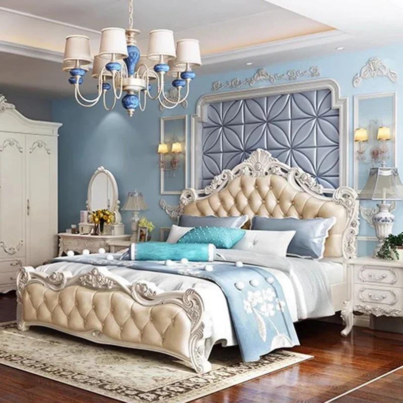 European Simple Bed Bedroom Double Modern Girls Design Beauty Bed Wooden Sleeping Princess Letto Matrimoniale Home Furniture
European Simple Bed Bedroom Double Modern Girls Design Beauty Bed Wooden Sleeping Princess Letto Matrimoniale Home Furniture
