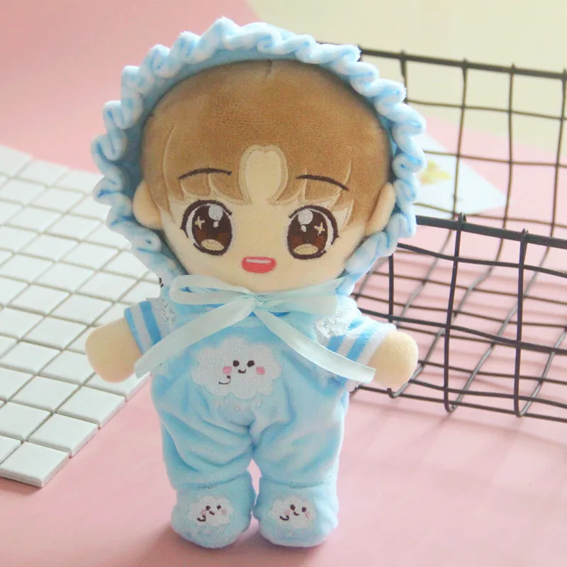 Cute Plush Doll Clothes Kawaii Blue Plush Hat Rompers Set Fit 20cm Plush Idol Doll Clothes Accessories Toys for Girls Gifts
Cute Plush Doll Clothes Kawaii Blue Plush Hat Rompers Set Fit 20cm Plush Idol Doll Clothes Accessories Toys for Girls Gifts