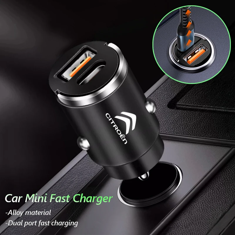 Car Cigarette Lighter Charger QC3.0 USB Type C Car Phone Fast Charging For Citroen C3 C4 C5 C1 C2 Berlingo Celysee Xsara Picasso
Car Cigarette Lighter Charger QC3.0 USB Type C Car Phone Fast Charging For Citroen C3 C4 C5 C1 C2 Berlingo Celysee Xsara Picasso